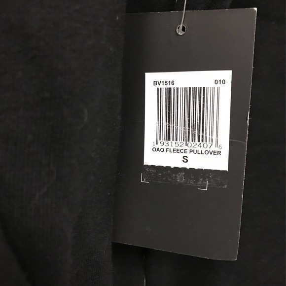 Hurley Women's SMALL One & Only Fleece Hoodie Pullover Black Sweatshirt - Picture 5 of 5